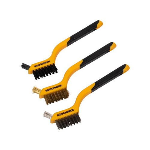 Roughneck Mini Wire Brush Set of 3
