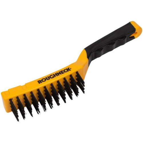 Roughneck Carbon Steel Wire Brush Soft Grip 300mm (12in)