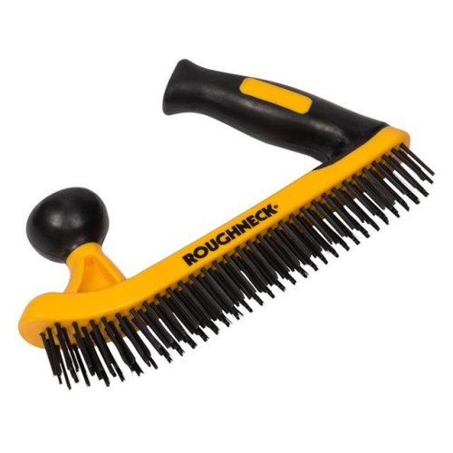 Roughneck Two Handed Wire Brush Soft Grip