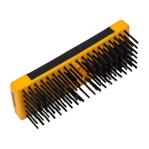Roughneck Heavy-Duty Scrub Brush Soft Grip 200mm (6in) NO Handle
