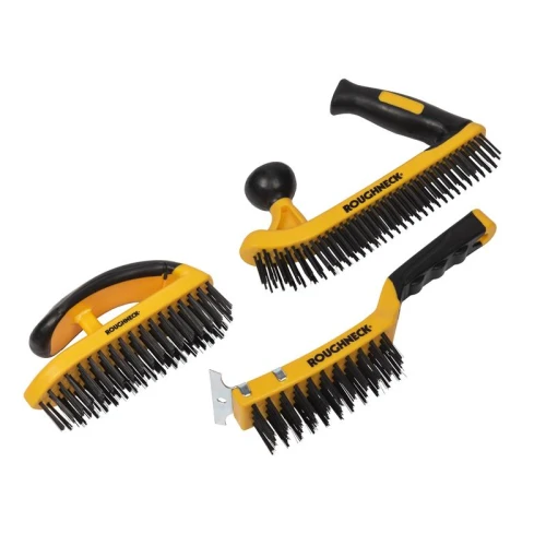 Roughneck Heavy Duty Wire Brush Set (3pc)