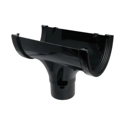 Xtraflow Gutter 170mm Running Outlet Black