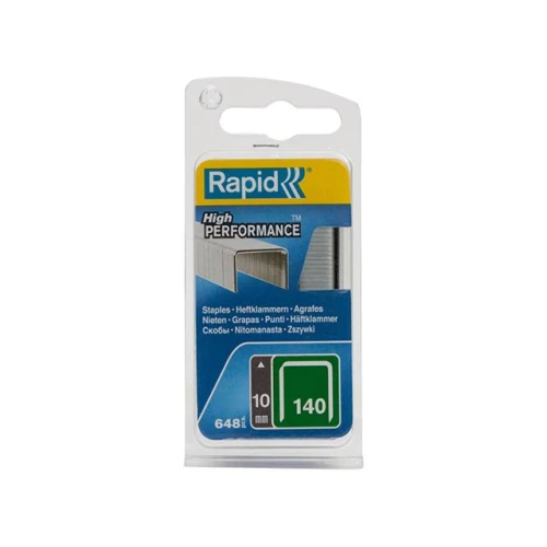 Rapid 140/10NB 10mm Galvanised Staples Narrow Box 650