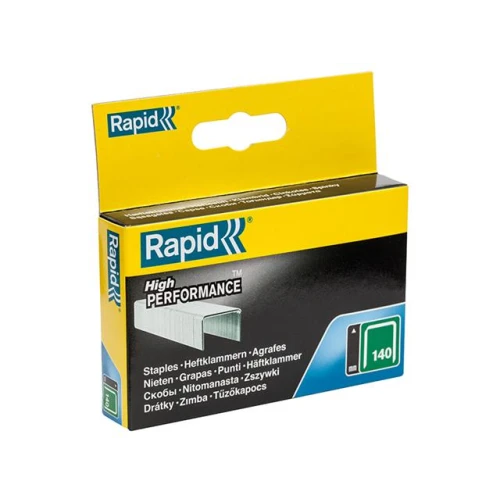 Rapid 140/12 12mm Galvanised Staples Pack 2000