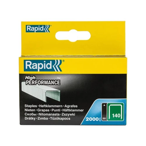 Rapid 140/6 6mm Galvanised Staples Box of 2000