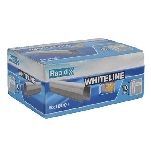Rapid 28/10 10mm DP x 5m White Staples Pack 5 x 1000