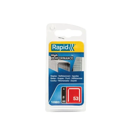 Rapid 53/8B 8mm Galvanised Staples (Pack 1080)