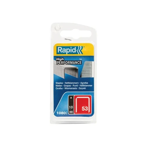 Rapid 53/10B 10mm Galvanised Staples (Pack 1080)