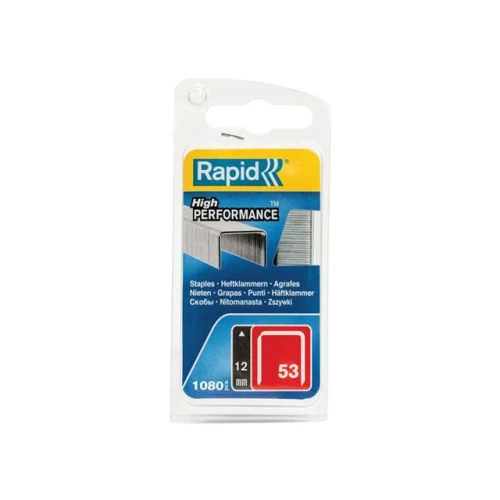 Rapid 53/12B 12mm Galvanised Staples (Pack 1080)