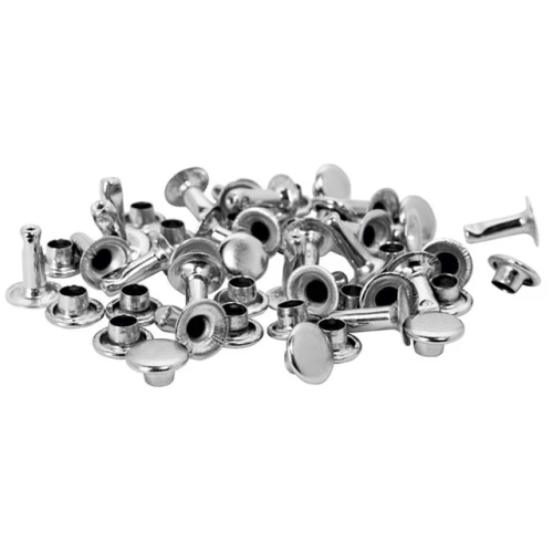 Rapid Tubular Rivets 7 x 3 x 9mm, Cap 3 x 7mm (Pack of 25)