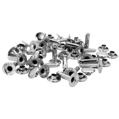 Rapid Tubular Rivets 9 x 3 x 13mm, Cap 3 x 10mm (Pack of 25)