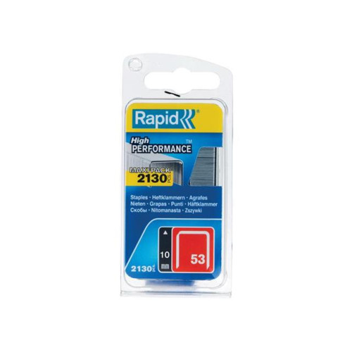 Rapid 53/10B 10mm Galvanised Staples (Pack 2000)