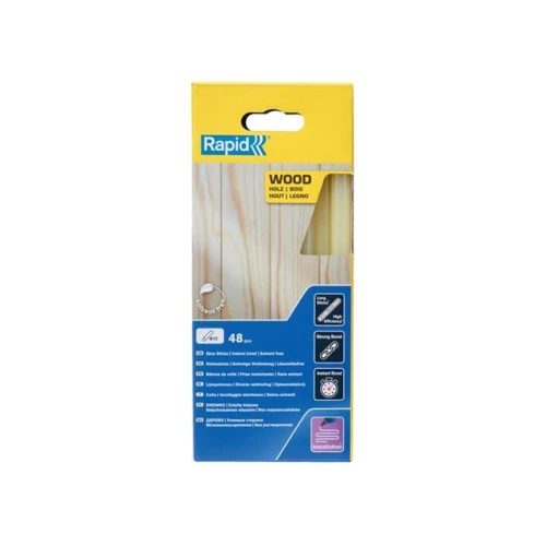 Rapid Wood Glue Sticks 12 x 190mm (Pack 48)