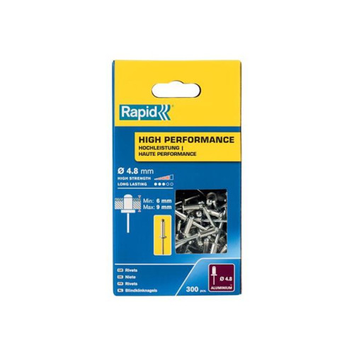 Rapid High Performance Rivets 4.8 x 12mm (Box 300)
