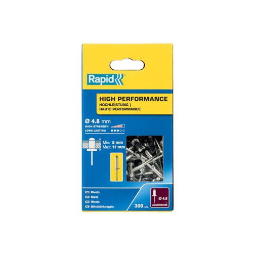 Rapid High Performance Rivets 4.8 x 14mm (Box 300)