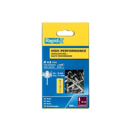 Rapid High Performance Rivets 4.8 x 14mm (Box 300)