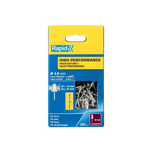 Rapid High Performance Rivets 4.8 x 20mm (Box 250)