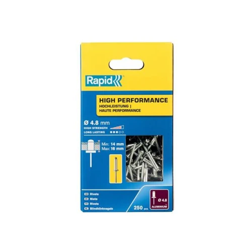 Rapid High Performance Rivets 4.8 x 20mm (Box 250)