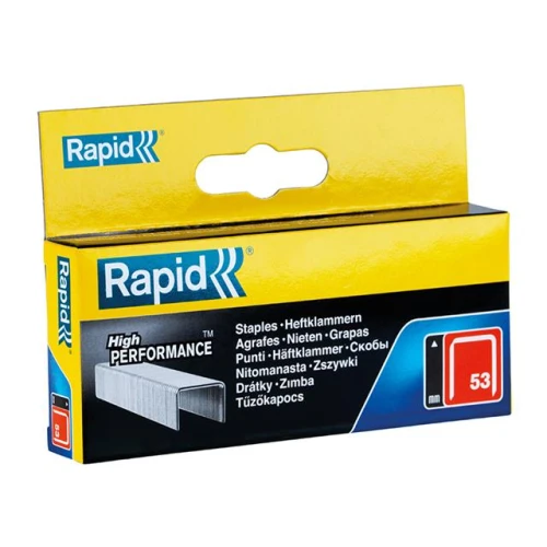 Rapid 53/12B 12mm Galvanised Staples Box 2500