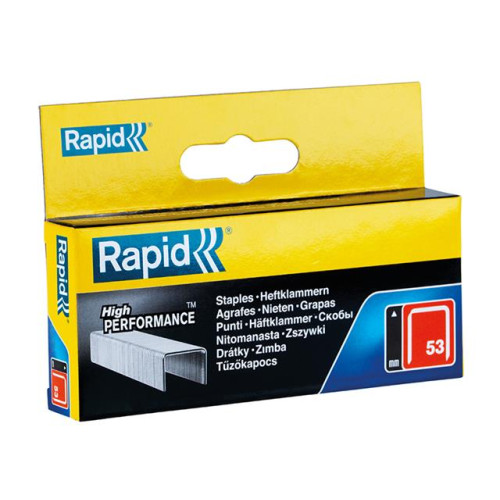 Rapid 53/14B 14mm Galvanised Staples Box 2500