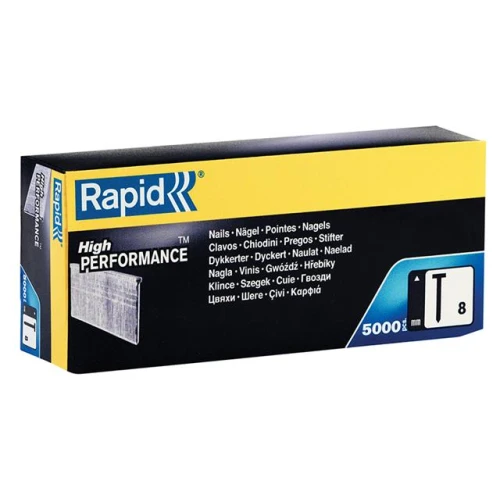 Rapid No.8 Brad Nails 18Ga 30mm (Box 5000)
