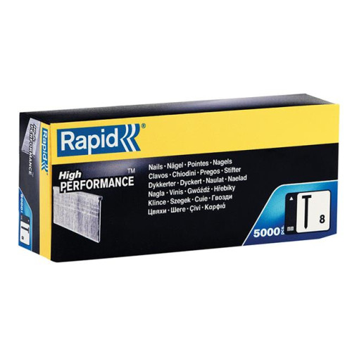Rapid No.8 Brad Nails 18Ga 50mm (Box 5000)