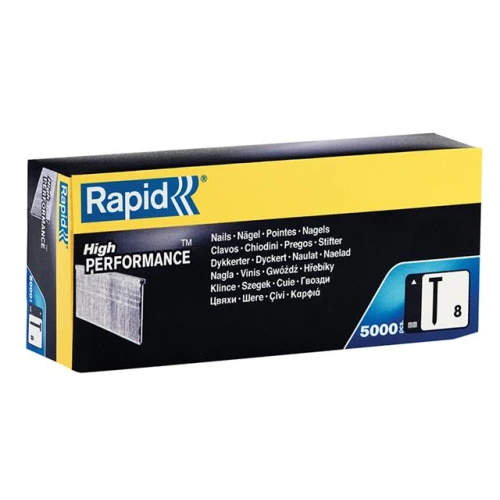 Rapid No.8 Brad Nails 18Ga 50mm (Box 5000)