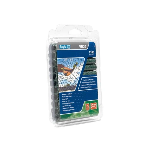 Rapid VR22 Fence Hog Rings Pack 1100 Green