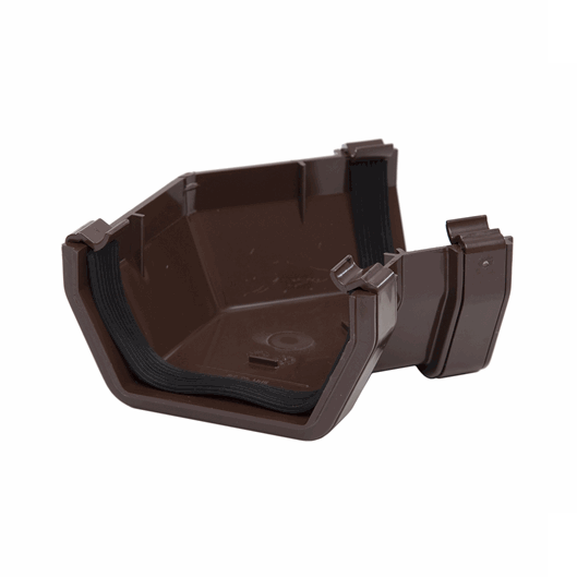 Polypipe Style Square 45 Degree Angle Brown