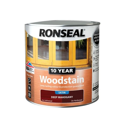 Ronseal 10 Year Woodstain Deep Mahogany 2.5 Litre