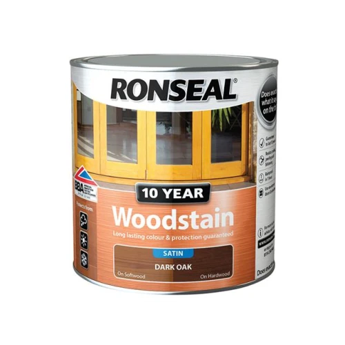 Ronseal 10 Year Woodstain Dark Oak 750ml