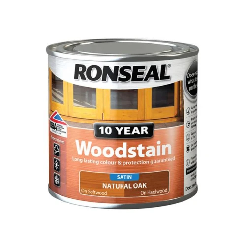 Ronseal 10 Year Woodstain Natural Oak 250ml