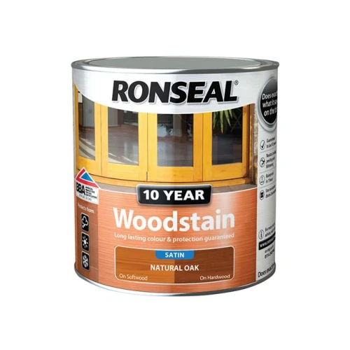 Ronseal 10 Year Woodstain Natural Oak 2.5 Litre