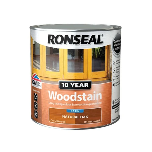 Ronseal 10 Year Woodstain Natural Oak 750ml