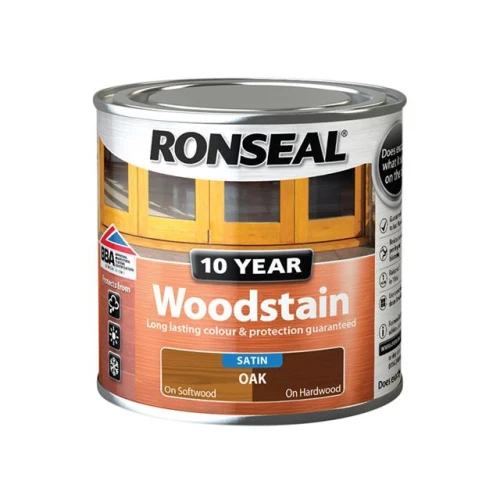 Ronseal 10 Year Woodstain Oak 250ml
