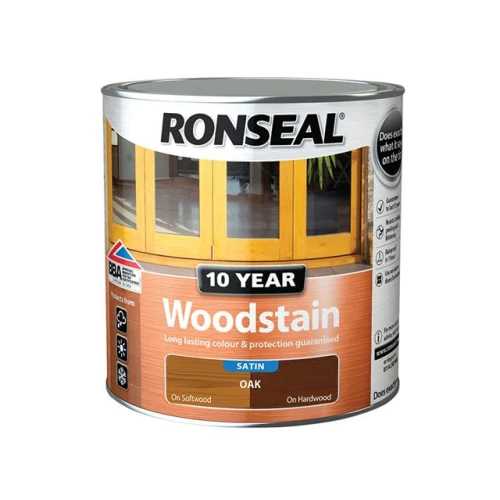 Ronseal 10 Year Woodstain Oak 2.5 Litre
