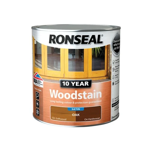 Ronseal 10 Year Woodstain Oak 750ml