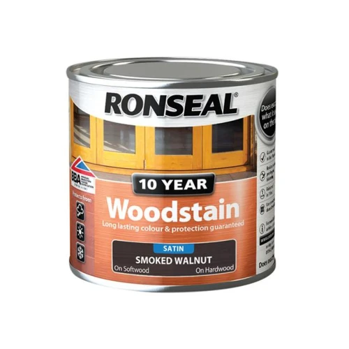 Ronseal 10 Year Woodstain Smoked Walnut 250ml