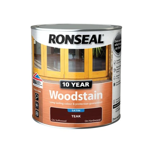 Ronseal 10 Year Woodstain Teak 750ml