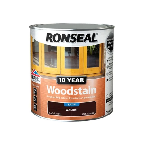 Ronseal 10 Year Woodstain Walnut 2.5 Litre
