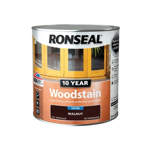 Ronseal 10 Year Woodstain Walnut 750ml