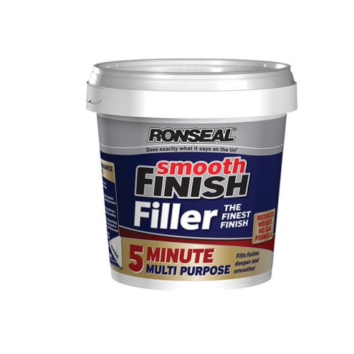 Ronseal Smooth Finish 5 Minute Multi Purpose Filler Tub 600ml