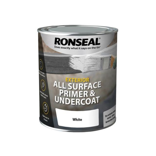Ronseal All Surface Primer & Undercoat Exterior White 750ml