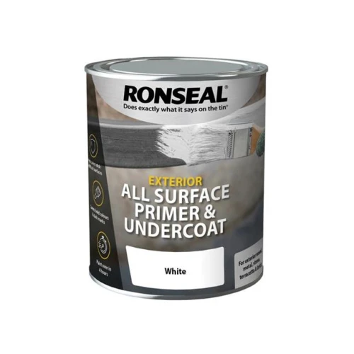 Ronseal All Surface Primer & Undercoat Exterior White 750ml