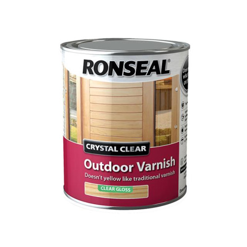 Ronseal Crystal Clear Outdoor Varnish Matt 2.5 Litre