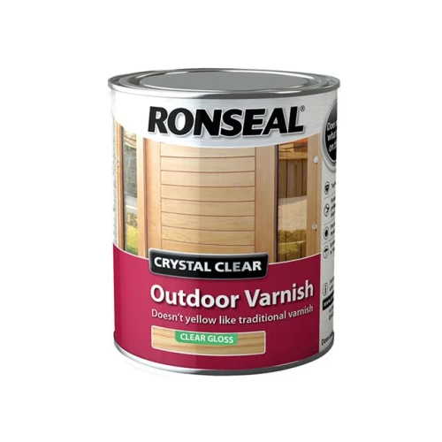 Ronseal Crystal Clear Outdoor Varnish Matt 2.5 Litre