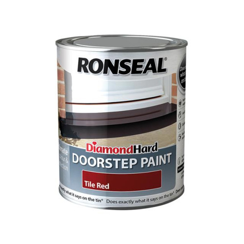 Ronseal Diamond Hard Doorstep Paint Tile Red 750ml