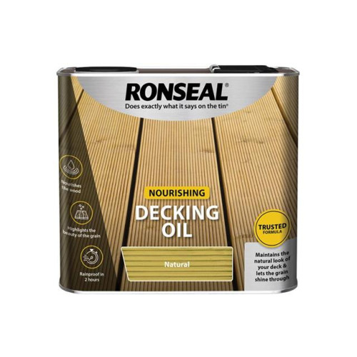 Ronseal Decking Oil Natural Pine 2.5 Litre
