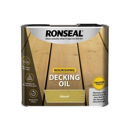 Ronseal Decking Oil Natural Clear 5 Litre