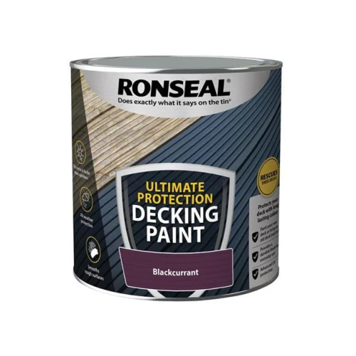 Ronseal Ultimate Protection Decking Paint Blackcurrant 2.5 litre